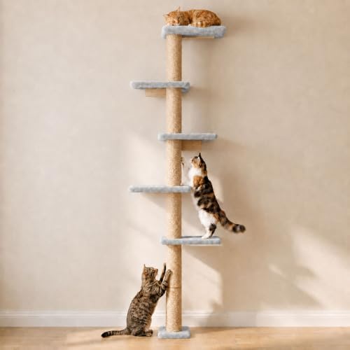 80-Inch Wall-Mounted Cat Tree by AGYM