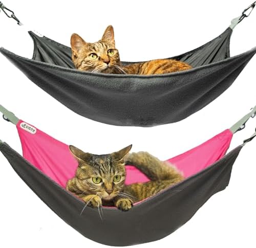 2-Piece Reversible Cat Hammock, Waterproof, Cooling Pad by QIPAN