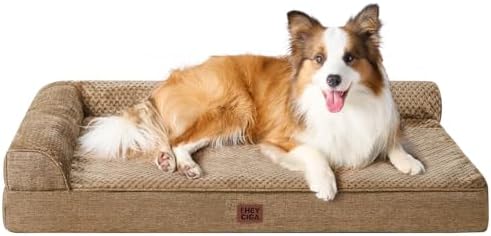 EHEYCIGA XL Dog Bed Memory Foam by EHEYCIGA