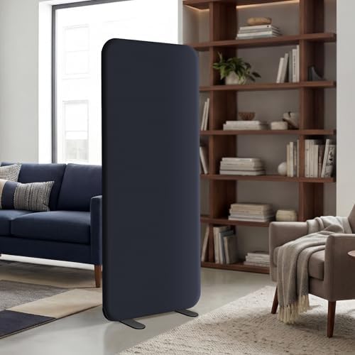 DECOLAB Standing Room Divider, Movable Partition Separator 29"x65" by DECOLAB