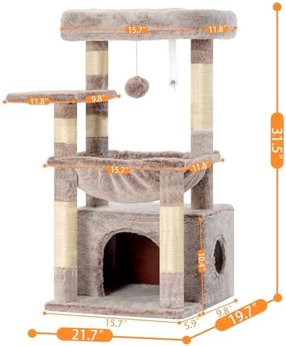 Heybly Cat Tree, Kitten Tower - Image 6