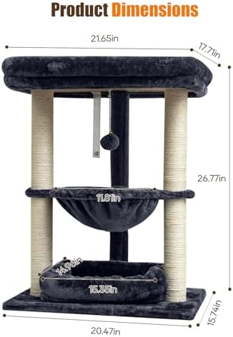SYANDLVY 3 Level Small Cat Tree - Image 3