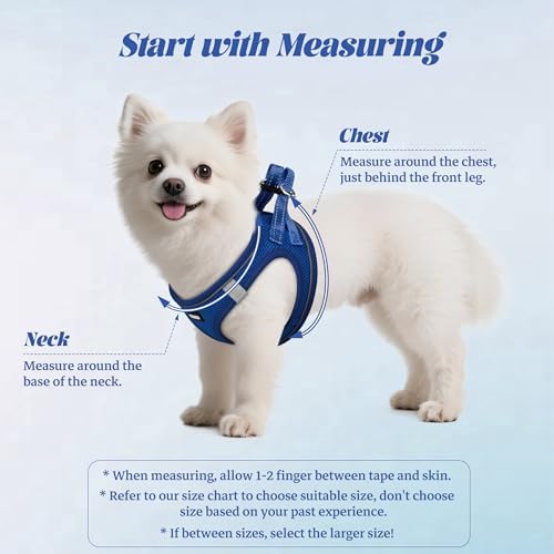 No Pull Dog Puppy Harness and Leash Set Reflective Mesh Vest Medium - Image 2