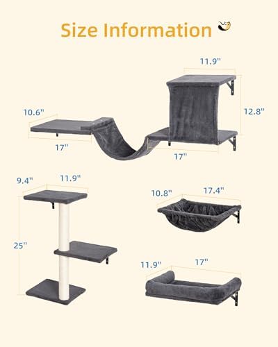 Aechonow Heavy Duty Cat Wall Shelves - Image 2