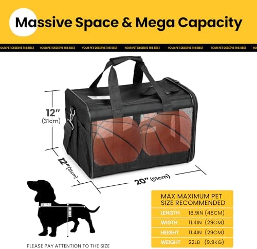 Conlun Dog Carrier Soft Sided, Large Cat Carrier - Image 2