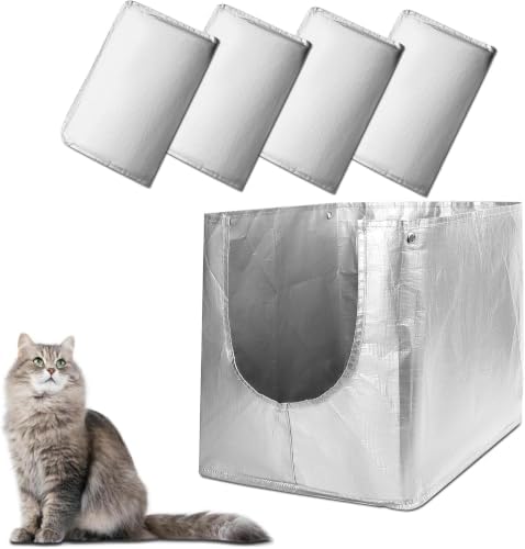 4 Pack Liner F Compatible with Modkat Flip Litter Box by Luxrise
