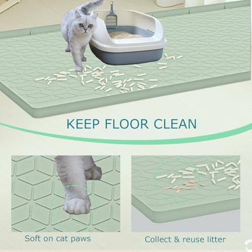 Cat Litter Mat, Silicone Large Cat Mat - Image 2