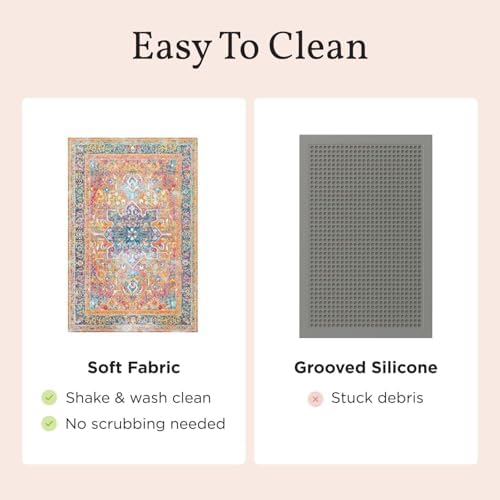 Lovewag Cat Litter Mat, Litter Box Mat, Bohemian Jewel, 2 Pack - Image 5