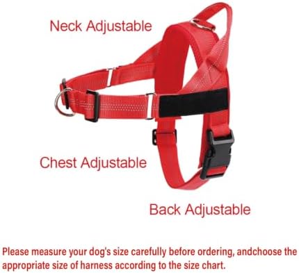 Pawly Lab Co No-Pull Harness, 3-Point Adjustable & Reflective（XL） - Image 2