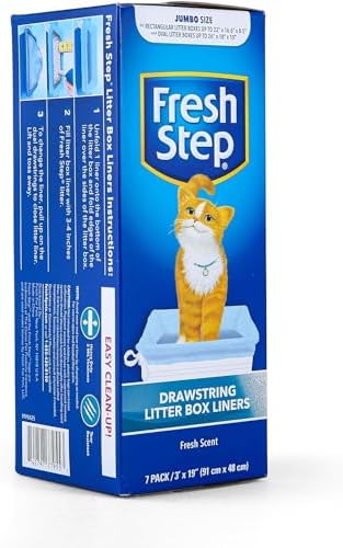 Fresh Step Drawstring Cat Litter Liners, 3 ft x 19 in, 7 Ct - Image 3