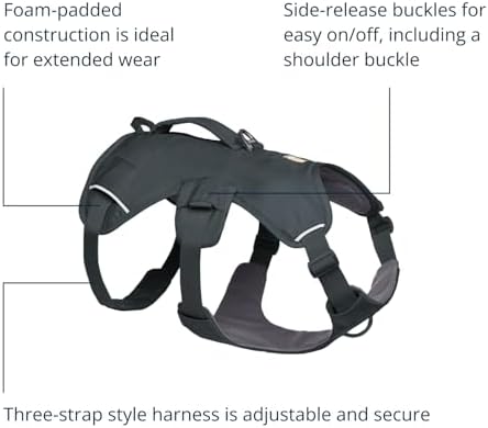 Ruffwear, Web Master Dog Body Harness, Basalt Gray - Image 5