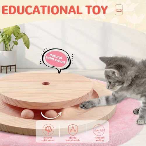 45'' Tall Cat Scratching Post Tree, Heavy Duty Scratcher - Image 3