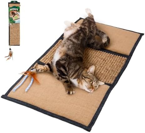 Petlinks Scratch & Play Carpet & Burlap Cat Scratch Mat by Petlinks%C2%AE