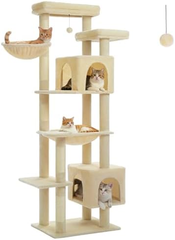 69" Tall Cat Tree for Indoor Cats Large Adult by UYMI