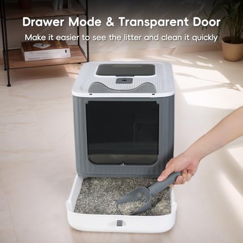 Foldable Enclosed Cat Litter Box - Image 5