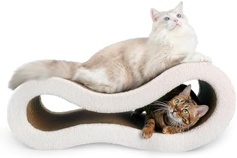 Cloud Lounge Cat Scratching Pad, Reversible Scratch Board by PetJoJo