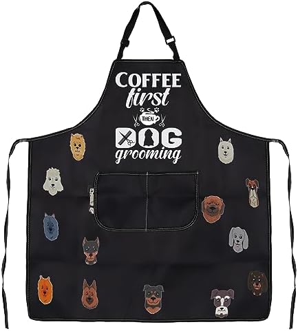 JXGZSO Dog Grooming Apron Dog Groomer Gifts Dog Hairdresser Gifts Dog Stylist by JXGZSO