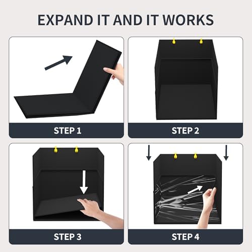 Aokeyee Cat Litter Box Enclosure Splash Guard - Image 6