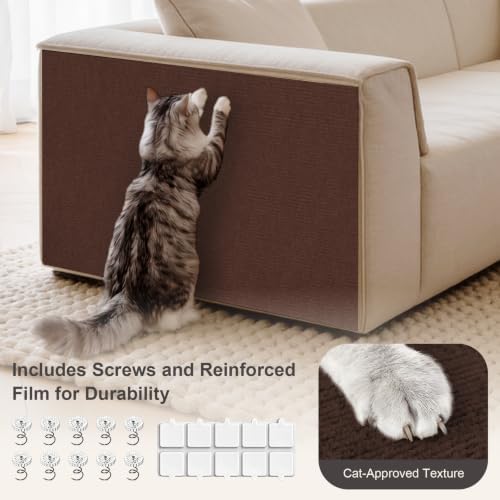 Large Cat Scratcher, 78.7x15.7 Cat Scratch Furniture Protector - Image 4