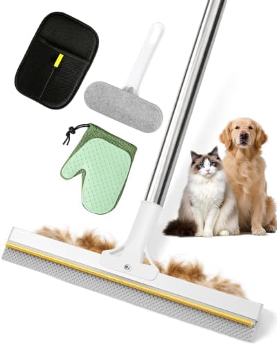 Carpet Rake for Pet Hair Removal, Reusable Hair Remover Broom by Unknown