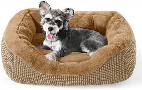 INVENHO Small Dog Bed Washable Orthopedic Calming Warming Durable Pet Bed by INVENHO