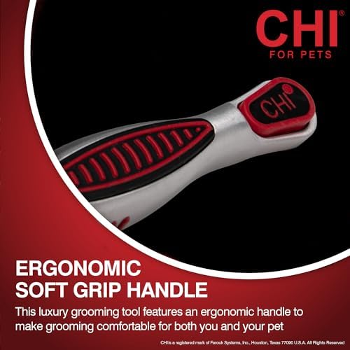 CHI for Dogs Self-Cleaning Slicker Dog Brush, Large Size - Image 5