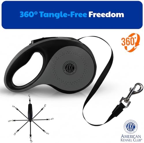 American Kennel Club Retractable Dog Leash, Tangle-Free, Ergonomic Grip - Image 5
