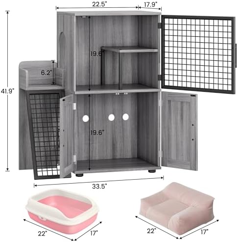 IDEALHOUSE Cat Litter Box Enclosure - Image 6