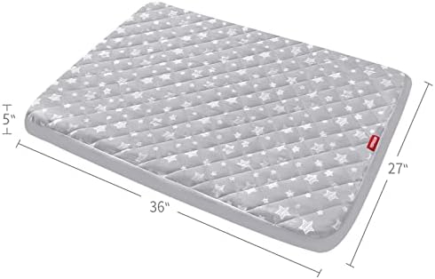 Dog Bed Covers Replacement Lovely Grey Star Print, 27x36 Inches, 2 Pack - Image 6