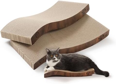 Reversible Wave Cat Scratcher for Indoor Cats by %E7%8C%AB%E5%A3%B1