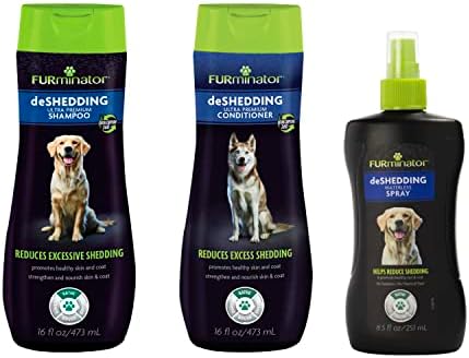 FURminator deShedding Kit, deShedding Shampoo, deShedding Conditioner, by FURminator