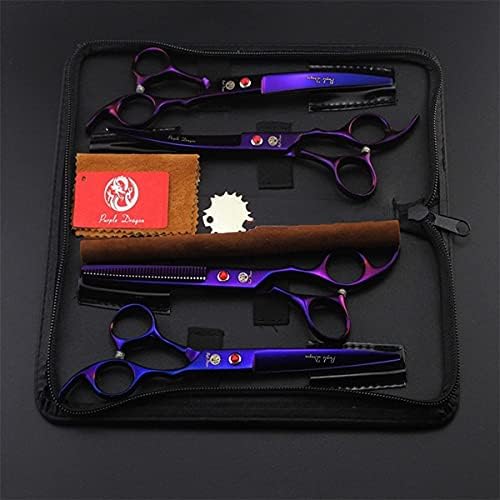 Purple Dragon Professional 7.0 inch Dog Grooming Scissors Set - Image 7