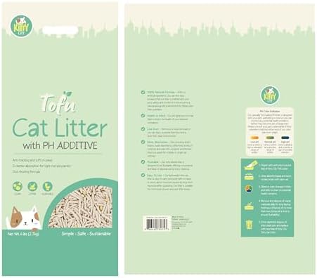 Kitty City pH Detecting Tofu Cat Litter, 100% Natural Plant-Based Formula - Image 2
