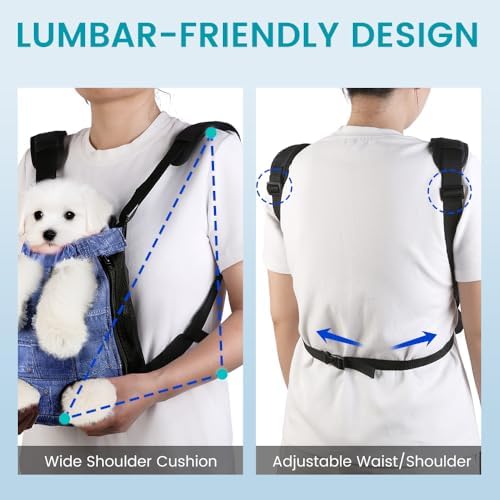 Mosago Dog Backpack Carrier, Front Chest Carrier - Image 6