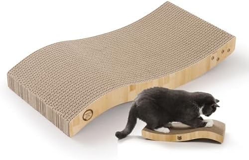 Reversible Wave Cat Scratcher for Indoor Cats by %E7%8C%AB%E5%A3%B1