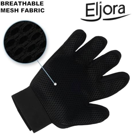 Pet Grooming Gloves – 260 Silicone Tips, Dog & Cat Hair Remover, Deshedding & - Image 6