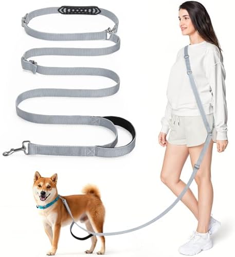 8.5ft Hands Free Dog Leash Adjustable by Tivray