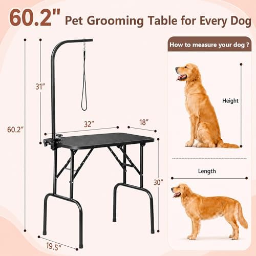 Yaheetech 32 Inch Sturdy Dog Grooming Table - Image 3