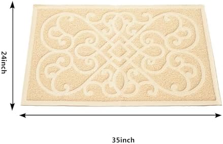 PetLike Cat Litter Box Mat, Thick Kitty Litter Trapping Mat, Waterproof - Image 2