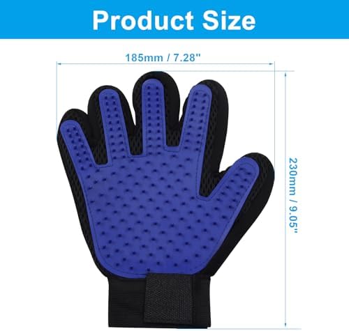 Pet Grooming Gloves, 1 Pair - Image 3