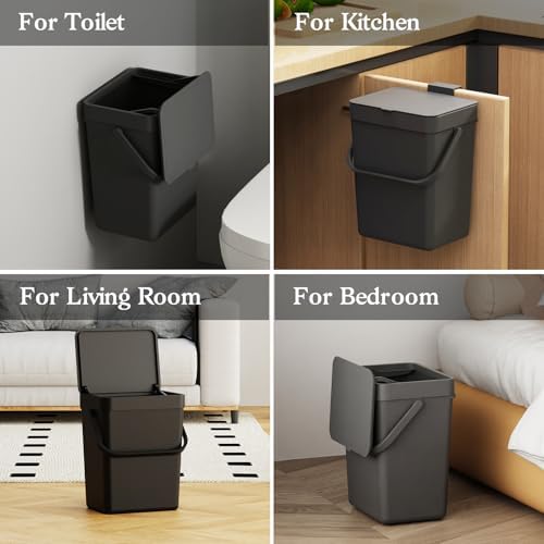 LALASTAR Countertop Compost Bin, Hanging Small Trash Can - Image 6