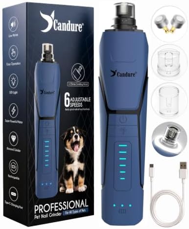 Candure Whisper Quiet Dog Nail Grinder by Candure