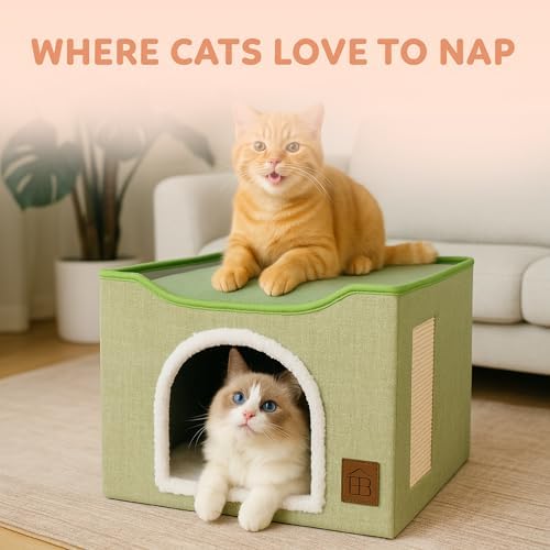 EverBrightly Cat Condo Bed | Foldable Pet Cave - Image 4