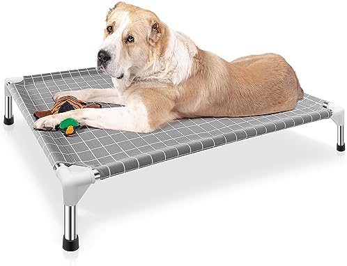 Elevated Dog Bed Pet Cot by Tensorsine