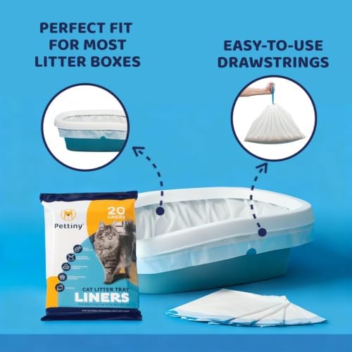 Pettiny 20 Cat Litter Box Liners - Image 4