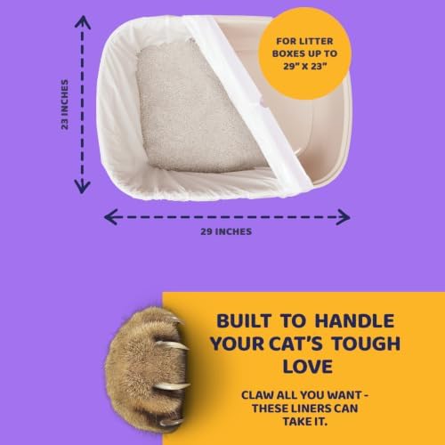 Pettiny 20 Jumbo Litter Box Liners - Image 3