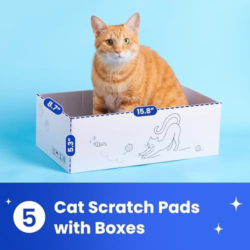 5-Pack Double-Sided Cat Scratchers - Image 2