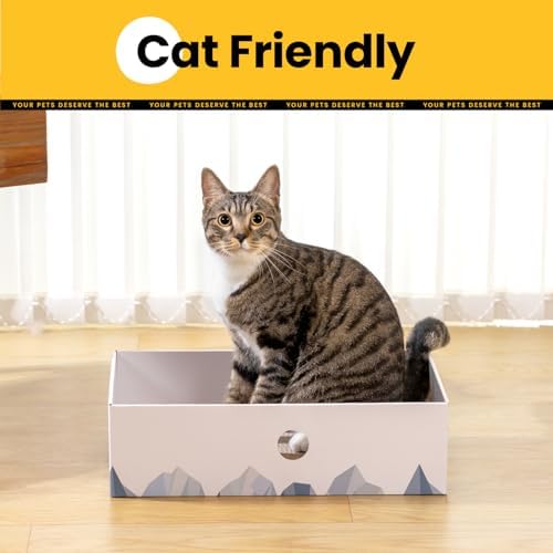 Conlun Cat Scratcher Box, Cardboard Pad, Bed - Image 6