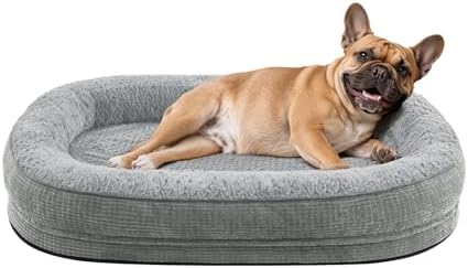 JOEJOY Orthopedic Dog Bed for Medium Dogs, Egg-Crate Memory Foam Pet Bed by JOEJOY