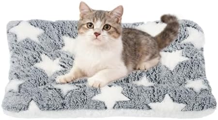 Dog Cat Bed Mat, Soft Coral Fleece Pet Cushion Pad by Unknown